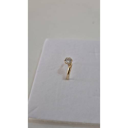 ANELLO Donna ORO GIALLO 18 Karati...