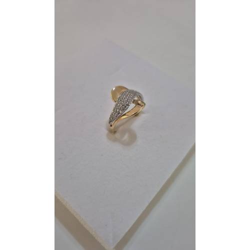 ANELLO A Fascione Con Zirconi Donna...