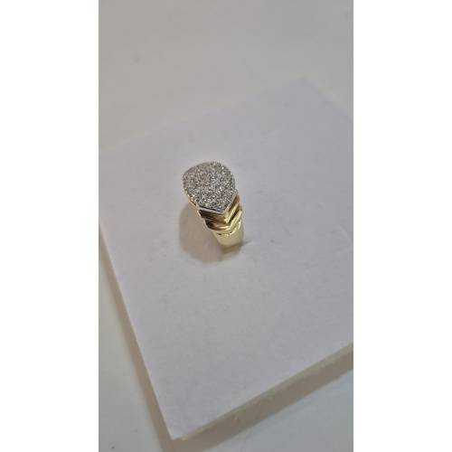 ANELLO A Fascione Con Zirconi Donna...