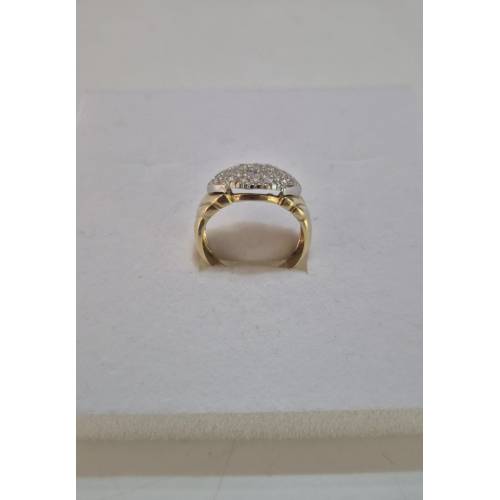 ANELLO A Fascione Con Zirconi Donna...