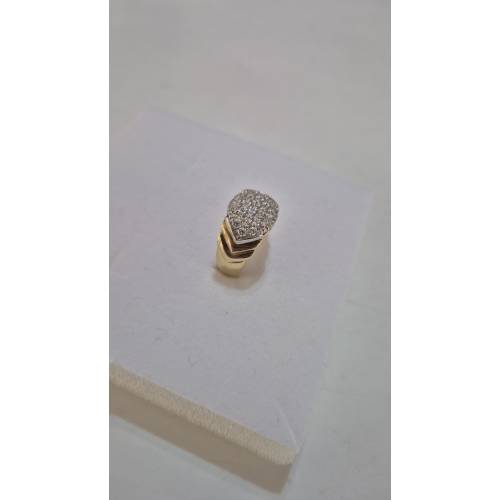 ANELLO A Fascione Con Zirconi Donna...