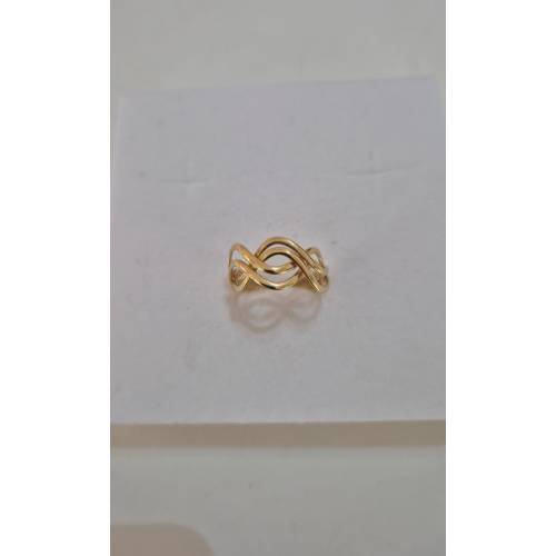 ANELLO A Fascia Da Donna In ORO...