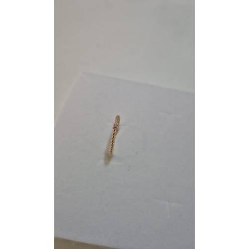 ANELLO Donna In ORO ROSA 18 Karati...