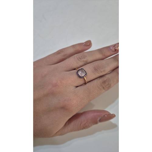 ANELLO Donna ORO ROSA 18 Karati 750%...