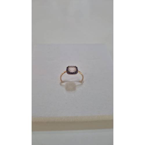 ANELLO Donna ORO ROSA 18 Karati 750%...