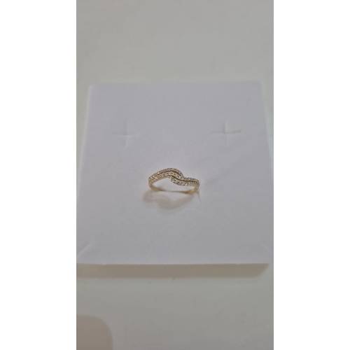 ANELLO Mezza Veretta Tre Fili Donna...