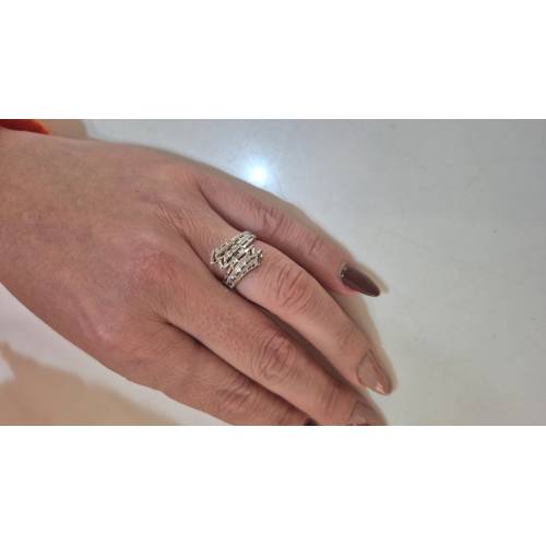 ANELLO A Fascia Da Donna In ORO...