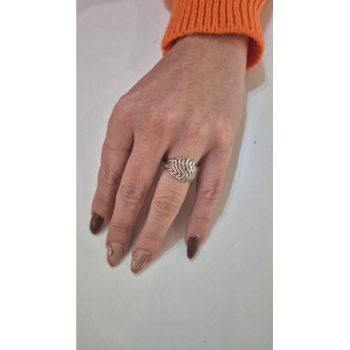 ANELLO A Fascia Da Donna In ORO...