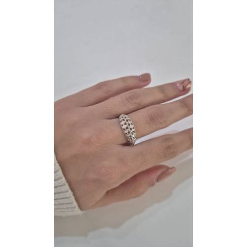 ANELLO A Fascia Sottile Da Donna In...