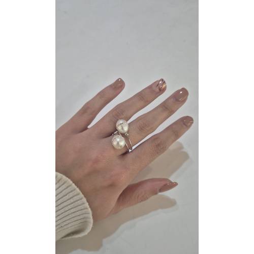 ANELLO Da Donna In ORO BIANCO 18...