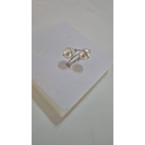 ANELLO Da Donna In ORO BIANCO 18...