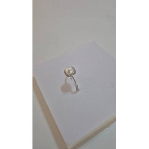 ANELLO Da Donna In ORO BIANCO 18...