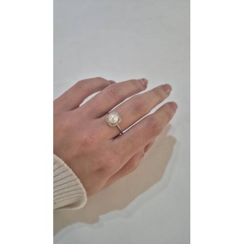 ANELLO Da Donna In ORO BIANCO 18...