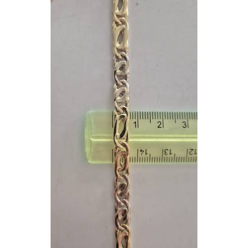 COLLANA Unisex ORO Bicolor GIALLO...