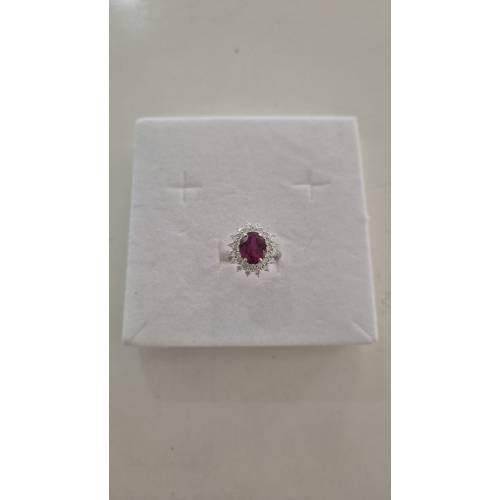 ANELLO Donna ORO BIANCO 18 Karati...