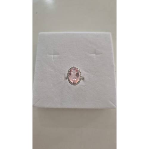 ANELLO Donna In ORO BIANCO 18 Karati...