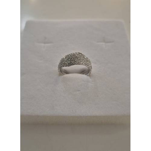 ANELLO Donna Fascia Pavè Con Zirconi...