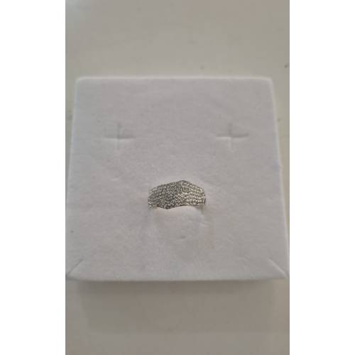 ANELLO Donna Fascia Pavè Con Zirconi...