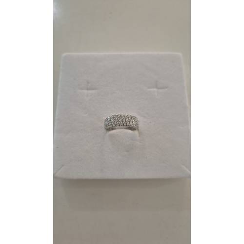 ANELLO Da Donna A Fascia Mezza...