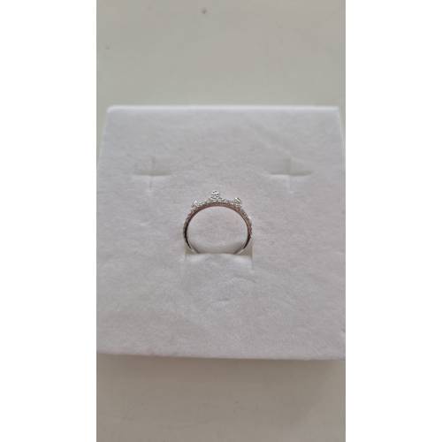 ANELLO Da Donna CORONA Pavè Zirconi...