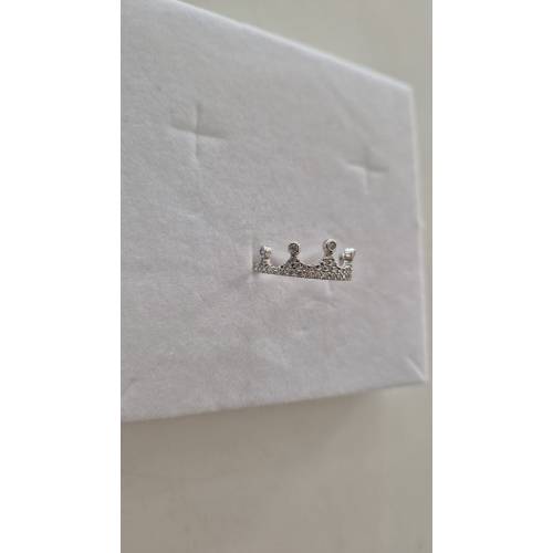 ANELLO Da Donna CORONA Pavè Zirconi...