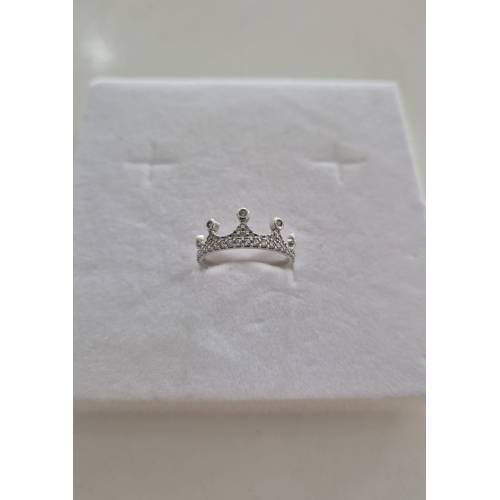 ANELLO Da Donna CORONA Pavè Zirconi...