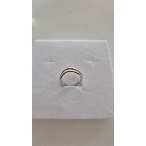 ANELLO Da Donna Fascione A Fili Lisci...