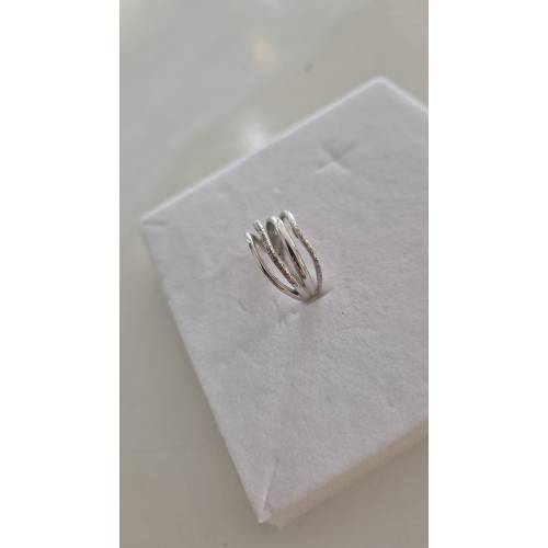 ANELLO Da Donna Fascione A Fili Lisci...