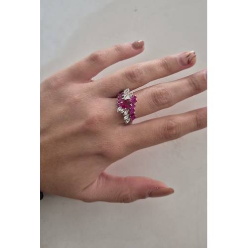 ANELLO Donna A Fascia Con Zirconi...