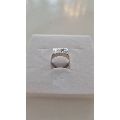 ANELLO Donna Con Numero 7 Squadrato...