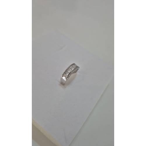 ANELLO Da Donna A Fascia Mezza...