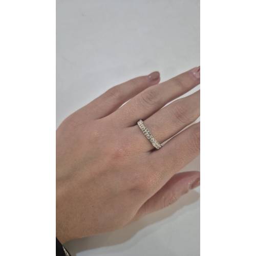 ANELLO Donna Fascia Pavè Con Zirconi...