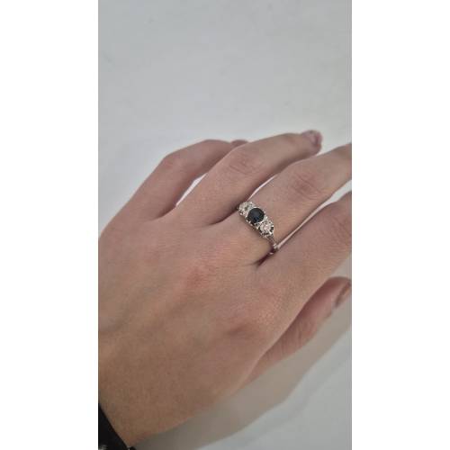 ANELLO Da Donna Trilogy In ORO BIANCO...