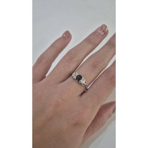 ANELLO Da Donna Trilogy In ORO BIANCO...