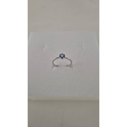 ANELLO Donna Fiore Centrale ORO...