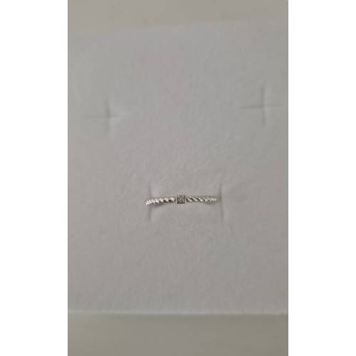 ANELLO Donna ORO BIANCO 18 Karati...