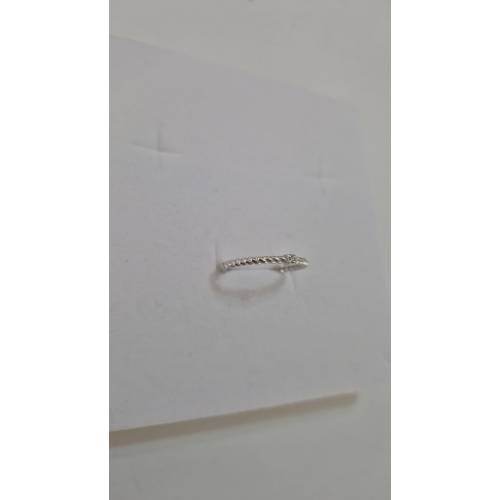 ANELLO Donna ORO BIANCO 18 Karati...