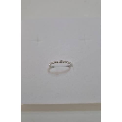 ANELLO Donna ORO BIANCO 18 Karati...