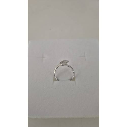 ANELLO Donna ORO BIANCO 18 Karati...