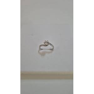 ANELLO Donna Solitario ORO...