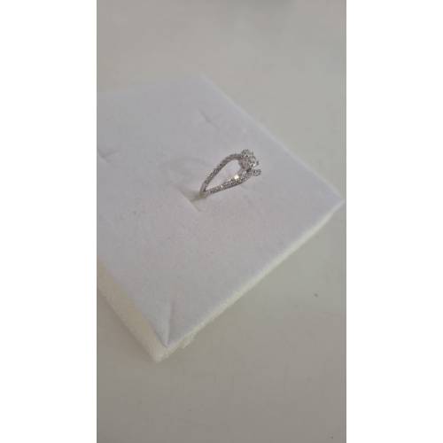 ANELLO Donna Fascia In ORO BIANCO 18...