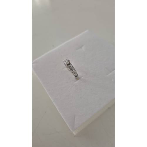 ANELLO Donna Fascia Di Pavè Pietra...