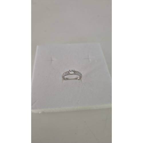 ANELLO Donna Fascia Di Pavè Pietra...