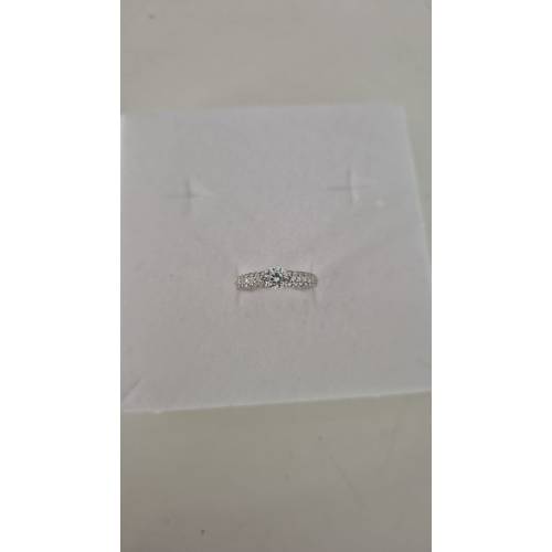 ANELLO Donna Fascia Di Pavè Pietra...