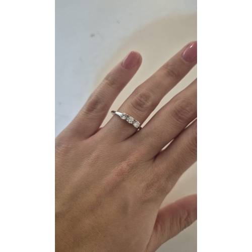 ANELLO Da Donna TRILOGY Con Zirconi...