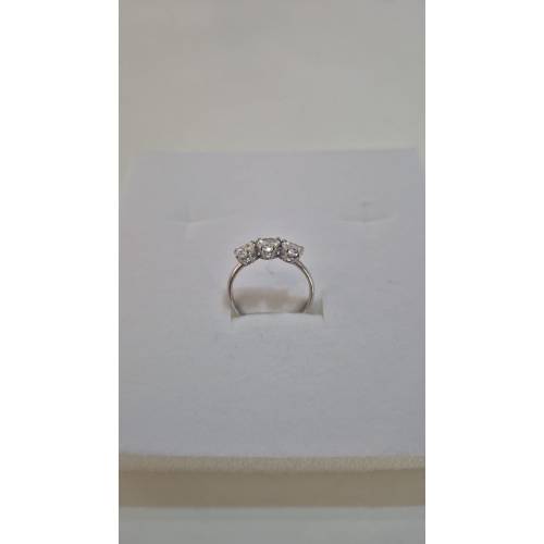 ANELLO Da Donna TRILOGY Con Zirconi A...