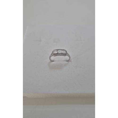 ANELLO Da Donna TRILOGY Con Zirconi...