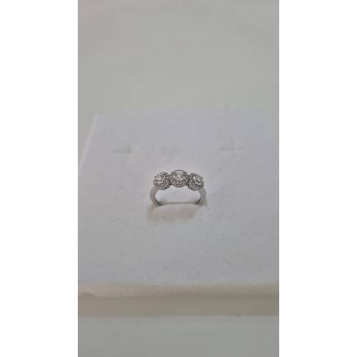 ANELLO Da Donna TRILOGY Con Zirconi...