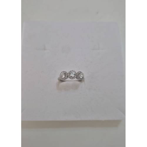 ANELLO Da Donna TRILOGY Con Zirconi...