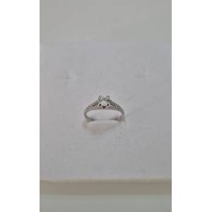 ANELLO Donna Solitario ORO...